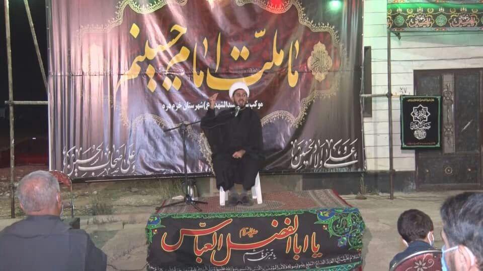 مراسم عزای حسینی در شهرستان خرمدره  برگزار شد